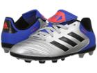 Adidas Kids Copa 18.4 Fxg Soccer (little Kid/big Kid) (silver Metallic/black/blue) Kids Shoes