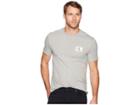Calvin Klein Jeans Monogram Embroidery Crew Neck Tee (medium Charcoal Heather) Men's T Shirt