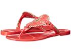 Jack Rogers Georgica Jelly (bright Pink/gold) Women's Sandals
