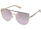 Guess Gf6082 (shiny Rose Gold/gradient Bordeaux) Fashion Sunglasses