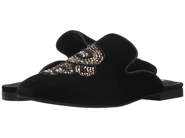 Steve Madden Hyde Mule (black Velvet) Women's Clog/mule Shoes