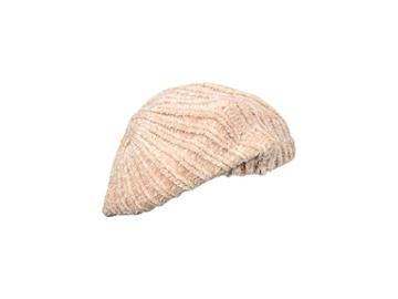 Steve Madden Chenille With Lurex Beret (blush) Berets