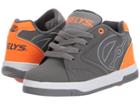 Heelys Propel 2.0 (little Kid/big Kid) (charcoal/orange/grey) Boys Shoes