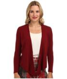 Nic+zoe 4-way Cardy (spilled Cranberry) Women's Sweater