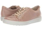 Ecco Soft 7 Trend Tie (powder Full Grain Leather) Women's Lace Up Casual Shoes