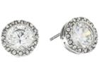 Lauren Ralph Lauren Halo Crystal Stud Earrings (silver/crystal) Earring