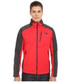 The North Face Tenacious Hybrid Full Zip (tnf Red/asphalt Grey (prior Season)) Men's Coat