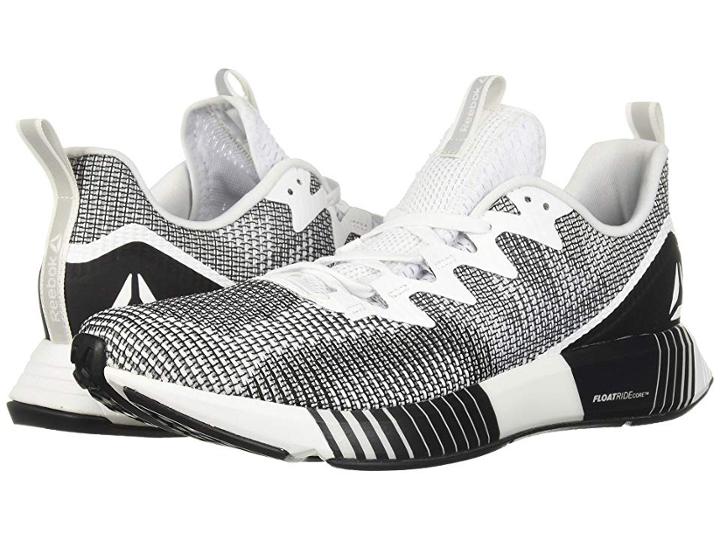 Reebok Fusion Flexweave (white/skull Grey/black) Men's Running Shoes