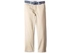 Polo Ralph Lauren Kids Belted Stretch Skinny Chino (big Kids) (classic Stone) Boy's Casual Pants