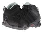 Adidas Outdoor Terrex Ax2r Mid Gtx (black/black/ash Green) Women's Shoes