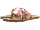 Volcom Strap Happy Sandals (coral) Women's Sandals