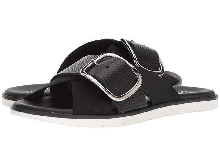 Seychelles Reservation (black Leather) Women's Sandals