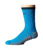 Nike Strike Hypervenom Crew Football Socks (light Blue Lacquer/cool Grey/black) Crew Cut Socks Shoes