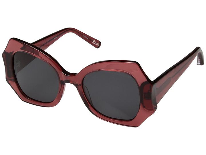 Elizabeth And James Roslie (berry/smoke Mono Lens) Fashion Sunglasses