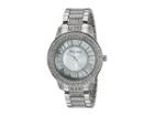 Steve Madden Ladies Roman Numeral Round Alloy Band Watch Smw173 (silver) Watches