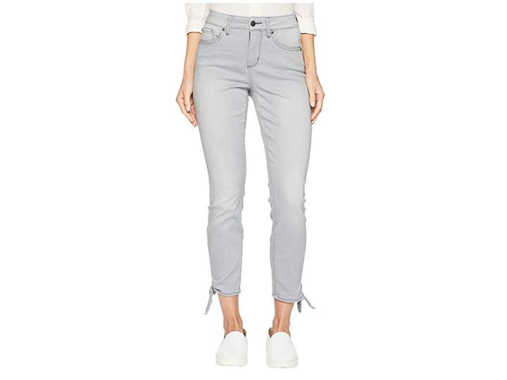 Nydj Ami Skinny Ankle W/ Tie Hem In Carbon Beach (carbon Beach) Women's Jeans