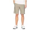 Adidas Golf Ultimate Twill Crosshatch Shorts (tactile Khaki) Men's Shorts