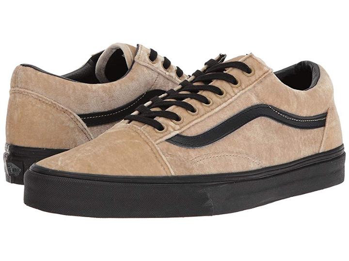 Vans Old Skooltm ((velvet) Tan/black) Skate Shoes