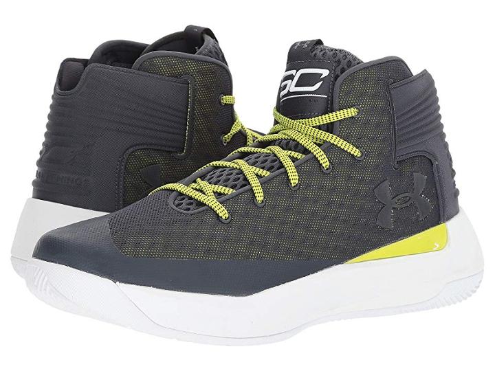 Under Armour Ua Sc 3zero (stealth Gray/white/stealth Gray) Men's Basketball Shoes