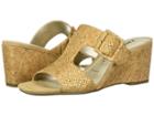 Anne Klein Nilli (light Gold Cork) Women's Wedge Shoes