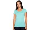 Marmot All Around Tee S/s (waterfall Heather) Women's T Shirt