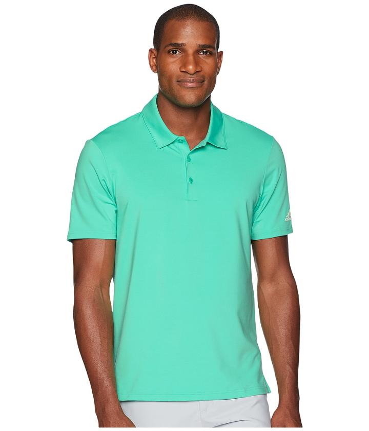 Adidas Golf Ultimate Solid Polo (hi-res Green) Men's Clothing