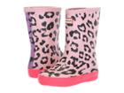 Hunter Kids First Classic Leopard Print (toddler/little Kid) (mist Pink/hyper Pink/thistle) Girls Shoes