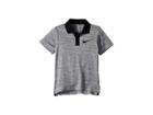 Nike Kids Dri-fit Cross-dye Polo (little Kids) (cool Gray Heather) Boy's Clothing