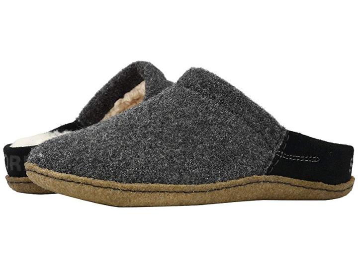 Sorel Nakiskatm Scuff (black/natural) Women's Slippers