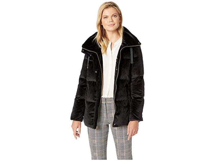 Cole Haan Velvet Down (black) Women's Coat