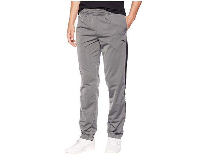 Puma Contrast Open Pants (iron Gate Black) Men's Casual Pants