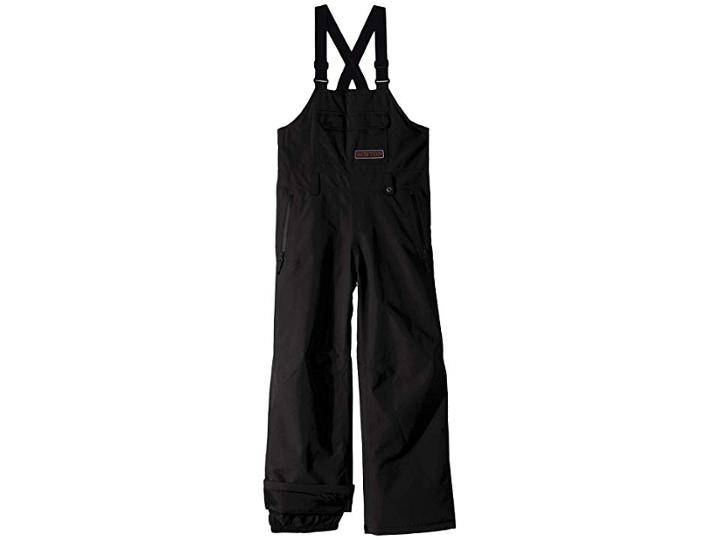 Burton Kids Gore-tex Skylar Bib Pants (little Kids/big Kids) (true Black) Boy's Jumpsuit & Rompers One Piece