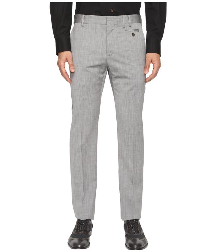 Vivienne Westwood Basic Wool Classic Trousers (grey) Men's Casual Pants