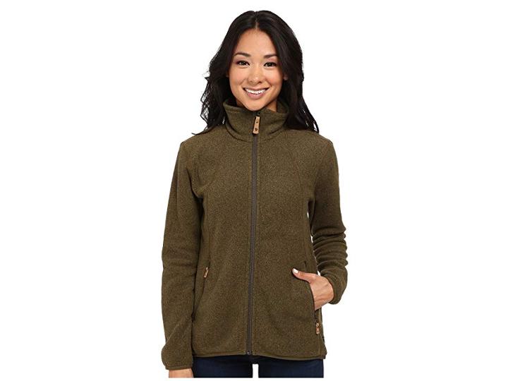 Fjallraven Stina Fleece (dark Olive) Women's Fleece