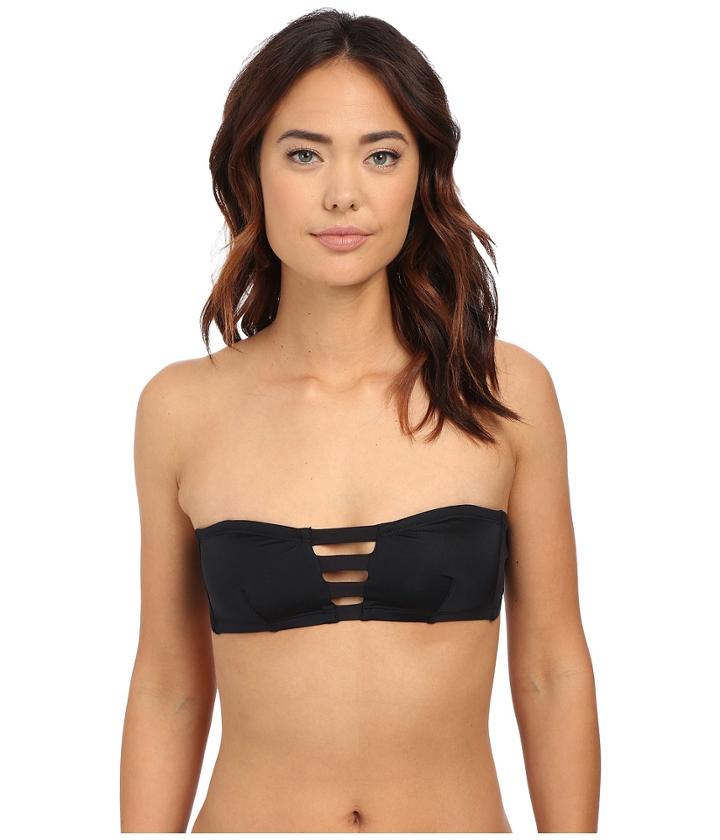 Vitamin A Swimwear Neutra Bandeau (eco Black) Women's Swimwear