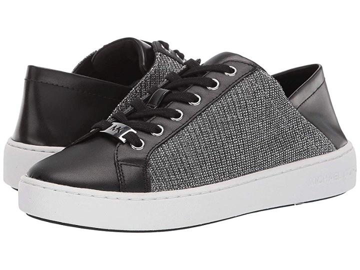 Michael Michael Kors Bailee Sneaker (black/silver) Women's Shoes