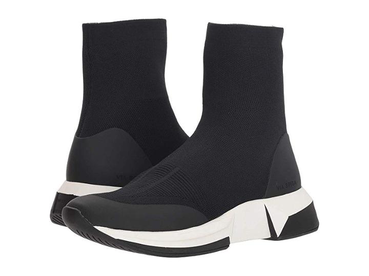 Via Spiga Verion (black Knit) Women's Shoes
