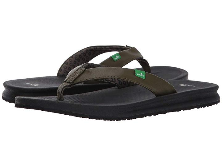Sanuk Yoga Mat Wander (dark Olive) Women's Sandals