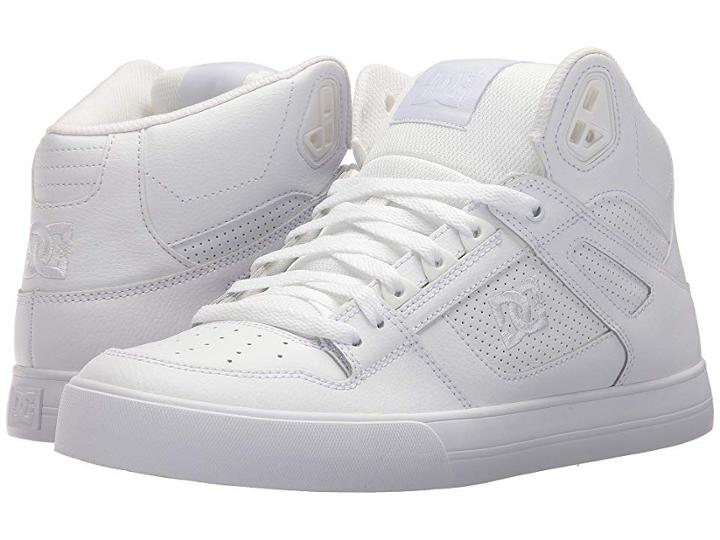 Dc Pure High-top Wc (white/white) Men's Skate Shoes