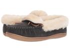 Minnetonka Tiffany Folded Trapper (charcoal) Women's Shoes