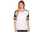 Adidas Sport Id Short Sleeve Tunic (white/black/white) Women's Blouse