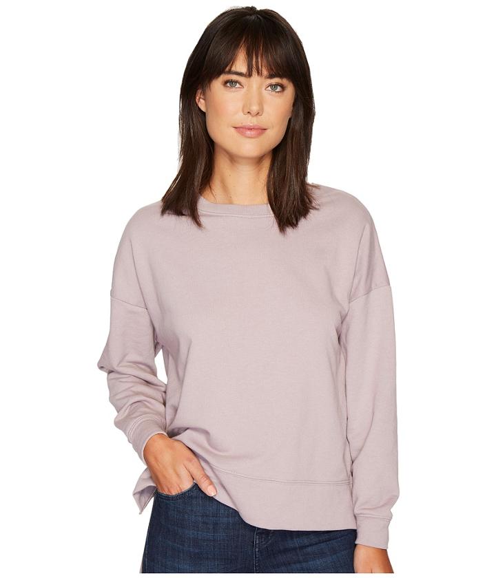 Alternative Vintage French Terry Getaway Pullover (pale Violet) Women's Clothing