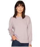 Alternative Vintage French Terry Getaway Pullover (pale Violet) Women's Clothing
