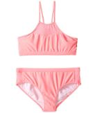 Seafolly Kids Summer Essentials Apron Tankini Set (little Kids/big Kids) (pink Lemonade) Girl's Swimwear Sets