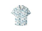 Appaman Kids Playa Shirt (toddler/little Kids/big Kids) (blue Palms) Boy's Clothing
