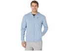 Nike Dry Hoodie Full Zip Hyperdry Transcend Lt (indigo Storm/heather/black) Men's Sweatshirt