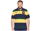 Polo Ralph Lauren Big Tall Mesh Polo (gold Bugle Multi) Men's Clothing