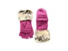 Appaman Kids Timid Convertible Mittens With Faux Fur Trim (infant/toddler/little Kids/big Kids) (fuchsia) Snowboard Gloves