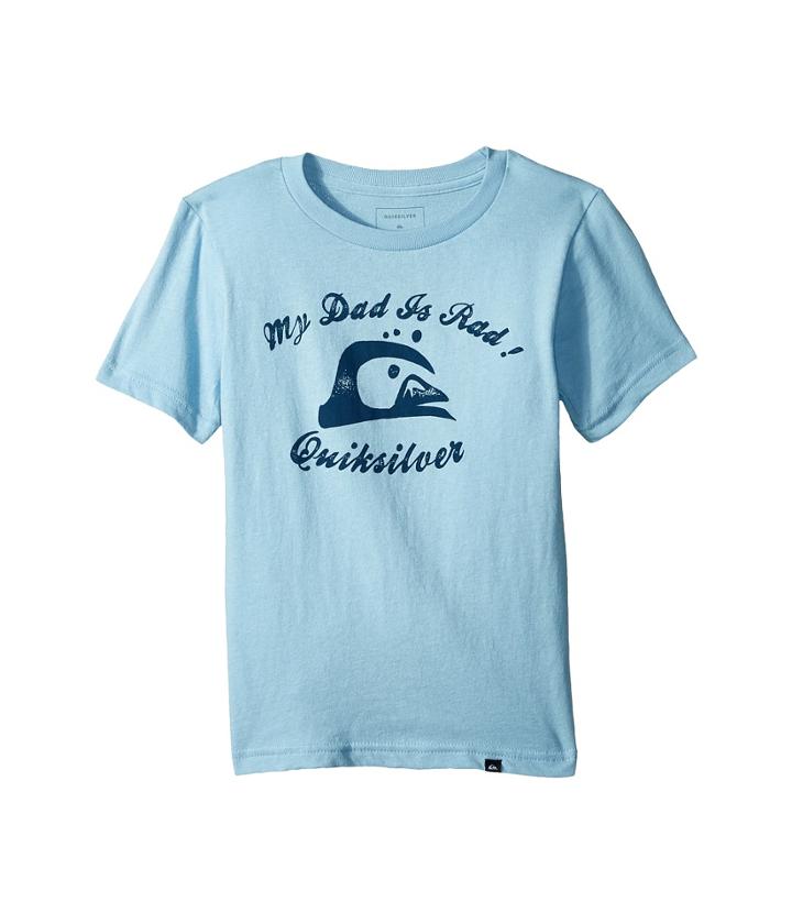 Quiksilver Kids Daddy Tee (toddler/little Kids) (dusk Blue) Boy's T Shirt