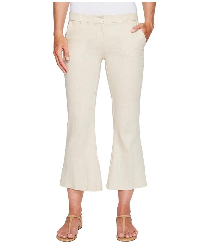 Xoxo Natalie Cropped Kick Flare Pants (natural 8) Women's Casual Pants